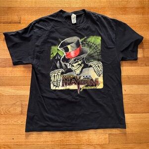 2010 Rockstar Mayhem Festival Tee Shirt Death Metal Rock Korn Rob Zombie RARE XL